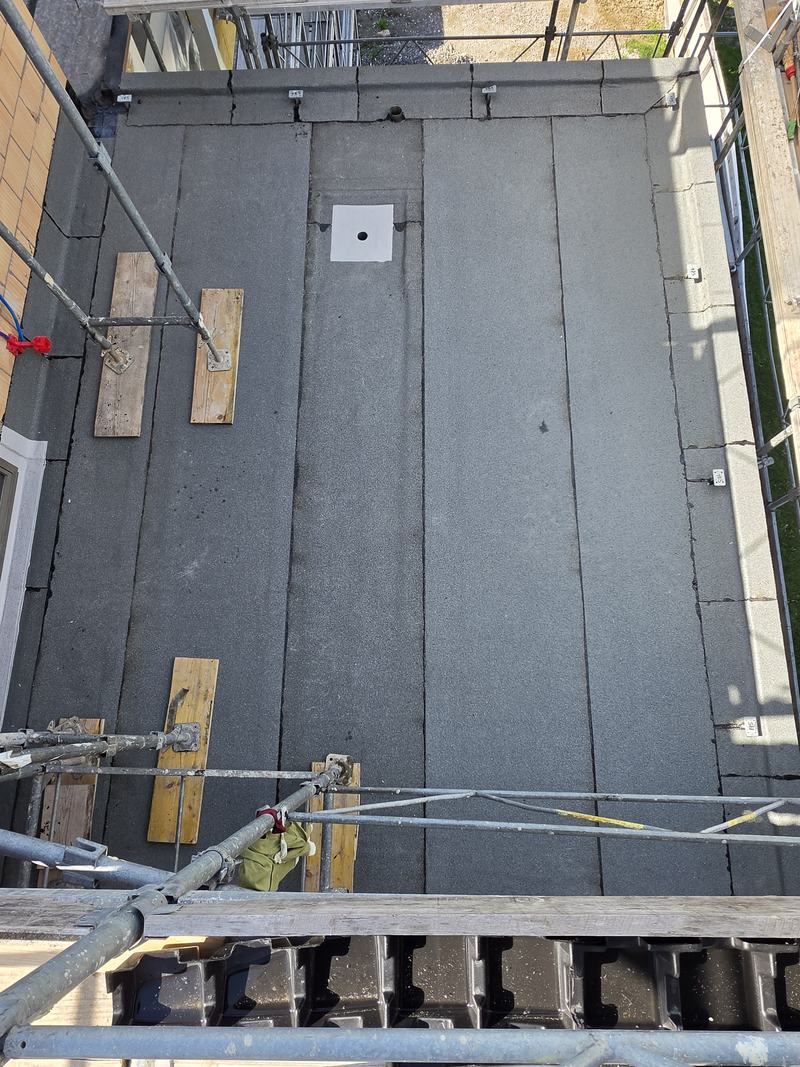 Abgedichteter Balkon
