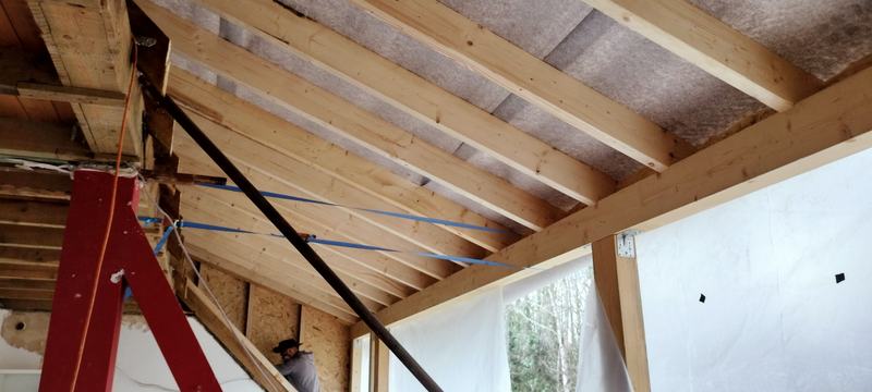 Neue Gauben in Holzbauweise errichtet