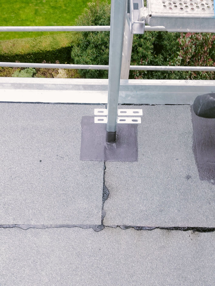 Abdichtung an Dachdetail
